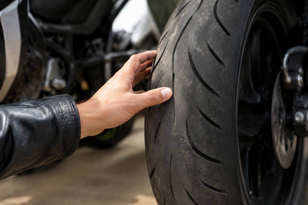 Pneu moto usé : comment vérifier son état et savoir quand le remplacer