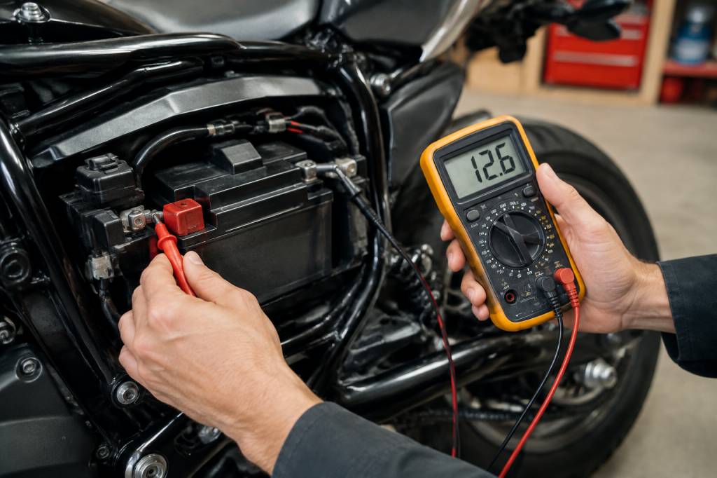 Batterie moto : quel voltage doit-elle afficher ?